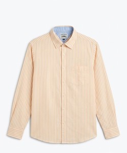เสื้อเชิ้ตผู้ชายลายทาง กระดุมสองแถว แขนยาว ปกคอพับ ระบายอากาศได้ดี สไตล์ลำลอง ผ้าฝ้าย สำหรับฤดูร้อน ยี่ห้อ Enovate - Product Image 4