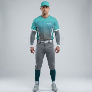 Custom Baseball Uniform Set Sublimated Jersey and Pants Breathable Teamwear OEM Manufacturer - Product Image 2