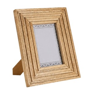 Living Room Decorative <b>Frame</b> Wooden Photo <b>Frame</b> Custom Wholesale Fluted Natural Wood <b>Picture</b> <b>Frame</b> for Tabletop and Wall Decor - Product Image 1