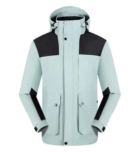 Casual Polyester Waterproof Men's Windbreaker Jackets With Custom Printing Logo Windbreaker For Sport - Product Image 5
