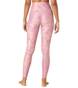 High Demand Mid Waist Solid Full Length Breathable Quick Dry Yoga <b>Leggings</b> for Women Workout Fitness Gym Wear - Product Image 2