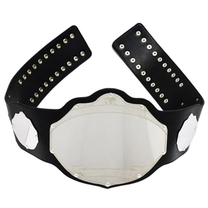 Ceinture de lutte en gros avec plaques en alliage de zinc moulées en 3D, finition or de luxe, logo personnalisé, fabricant de ceintures de championnat - Product Image 2