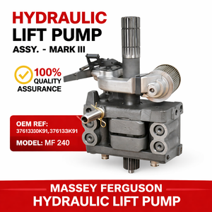 ชุดปั๊มไฮดรอลิกยกของ Massey Ferguson MF 240 รุ่น Mark III 3761330K91 3761332K91 21 สไปลน์ 2300-2800 PSI 80 แรงม้า สำหรับระบบรถแทรกเตอร์ - Product Image 2
