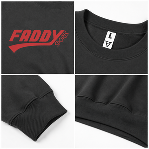 Sudadera Negra Oversize con Logo Personalizado, Unisex, Estilo Urbano, Felpa de Algodón Grueso, Sudadera con Estampado Gráfico, Ropa Deportiva para Gimnasio - Product Image 6