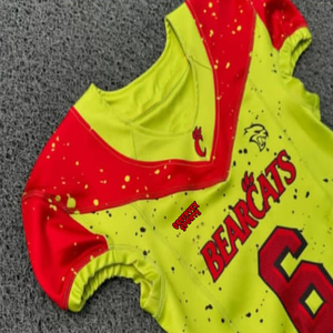 Uniformes de football américain personnalisés respirants à manches courtes imprimés NCAAA Sublimation 100% polyester Séchage rapide Anti-bactérien - Product Image 3