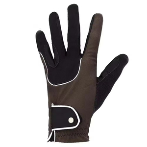 Professional Equestrian Horse Riding Gloves Custom Horse Riding Gloves <b>Synthetic</b> <b>Leather</b> for Men Anti Split Horse Riding Gloves - Product Image 3