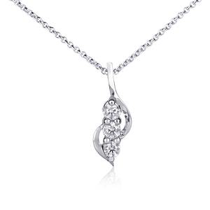 Pendentif Cœur Classique Élégant en Argent Tai et Diamant pour Homme, Plaqué Or 14K/24K, Sertissage Canal, Cadeau Romantique de Qualité Supérieure - Product Image 2