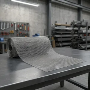 Heavy Gauge Galvanized Perforated Metal <b>Mesh</b> Roll OEM Supplier Galvanized Perforated Metal Sheet for Security Barrier - Product Image 1
