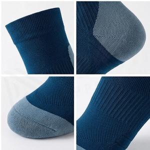 Blue Athletic <b>Socks</b> Ankle Length Breathable Knitted for <b>Running</b> Adults Summer Season - Product Image 4