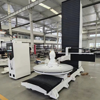 Table rotative à prix compétitif de Chine, machine de fraisage CNC 5 axes pour sculpture 3D, mini, 360 degrés, pour mousse, bois, pierre