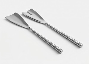 Ensembles de couverts décoratifs pour table à manger, avec poignée torsadée en métal, en acier inoxydable de qualité supérieure, de style royal et design - Product Image 2