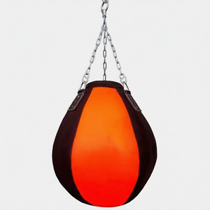 Sac de frappe personnalisé en forme de poire Fitness en cuir PU et sac de vitesse en PVC pour l'entraînement de boxe rempli de sable - Product Image 1