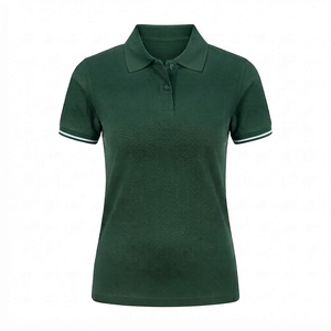 Camisetas Polo de Mujer de Color Sólido al Mejor Precio al por Mayor, Servicio OEM, Secado Rápido, Manga Corta, Corte Regular, Camiseta Polo con Detección de Agujas - Product Image 4