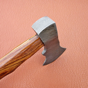 Hache à marteau artisanale en acier Damas de qualité industrielle, manche en bois, tomahawk professionnel à double tête, multi-usage en bois - Product Image 3