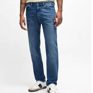 Men Denim <b>Jeans</b> Fashion Distressed Straight Fit Streetwear Solid Pattern <b>Jeans</b> for Wholesale Winter Spring - Product Image 5