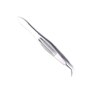 Pinzas de Microcirugía Anguladas Castroviejo Premium de Acero Inoxidable, Herramienta para Atar Suturas Oftálmicas, Instrumentos Quirúrgicos con Certificación CE ISO - Product Image 5