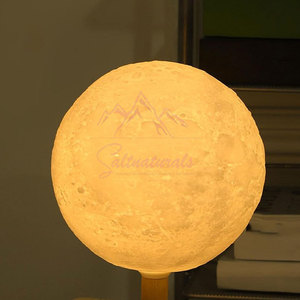 New Arrival Himalayan Moon Salt Lamp Soothing <b>Light</b> Himalayan Moon Salt Lamp Updated Model Himalayan Moon Salt Lamp - Product Image 3