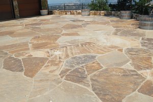 Pavés en pierre de grès menthe fossile GROCON |   Pierre naturelle pour jardin et terrasse |   Fournisseur et exportateur indien - Product Image 6