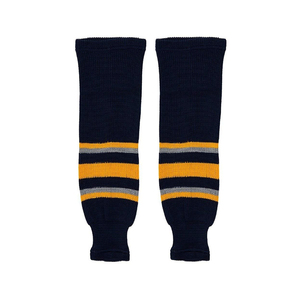 Chaussettes de hockey d'été personnalisées blanches respirantes et durables en coton, pour jeunes joueurs de hockey sur glace, avec logo sur le dessous - Product Image 6