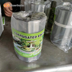 6"*20' Silver Corrugated Cold Rolled Sheet Steel Garden Edging Heavy-Duty Border for Lawn Flower Bed Yard - Product Image 6