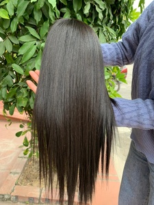 Pelucas de cabello humano Real 100%, encaje de Color recto de hueso sin cola, resaltado y Color naranja, encaje transparente Hd de la más alta calidad - Product Image 3
