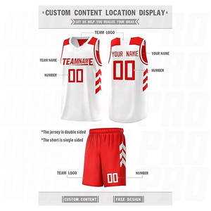 Nouvel ensemble maillot et short de basketball pour homme, design OEM, grande taille, séchage rapide, sublimé, vente chaude - Product Image 3