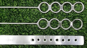 ชุดขาตั้งดราฟฟินแบบสองขาของ Azicon พร้อมแผ่นแมกัวราน สแตนเลสสตีล อุปกรณ์ช่วยยืดปากสำหรับการผ่าตัดต่อมทอนซิลและต่อมอะดีนอยด์ - Product Image 5