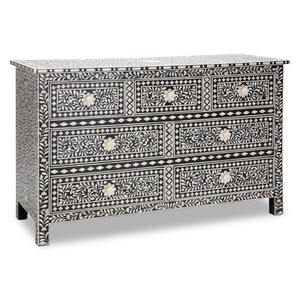ILAHI's Bone Inlay <b>Drawer</b> Modern Design Agate Detailing Storage Portable Home Furniture - Product Image 3