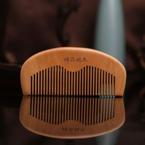 Peine de Madera Natural Orgánico de Proveedor Indio para Salones de Belleza, Promociones y Regalos al por Mayor, Artesanía Natural - Product Image 2