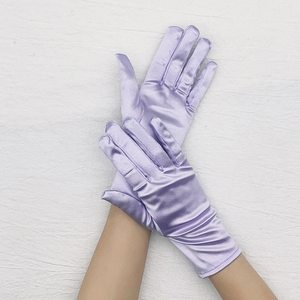 Guantes de Etiqueta de Piel Cortos al por Mayor para Mujer, Anti-Pilling, Táctiles, Elásticos, Coloridos, para Invierno y Noche - Product Image 6