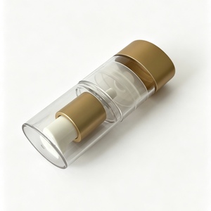 Botella Ovalada de 25/30/40 ml con Bomba Airless, Envase Cosmético Dorado de Lujo para Suero, Loción, Base de Maquillaje y Pelucas, Personalizable - Product Image 5
