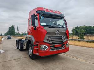 Camion tracteur d'occasion Sinotruk Hohan 6x4, 10 roues, 371 CV, 420 CV, poids lourd, diesel, avec siège à suspension pneumatique gauche et écran tactile - Product Image 3