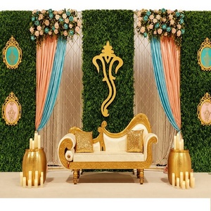 Superbe canapé de réception pour événement de mariage, canapé de scène pour réception populaire de mariage, siège de marié, causeuse - Product Image 1