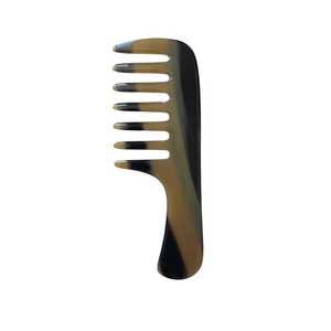 Peigne de toilettage artisanal en corne de vache, écologique, pour hommes, femmes et barbiers - Design moderne, cadeau d'affaires et décoration intérieure - Product Image 1