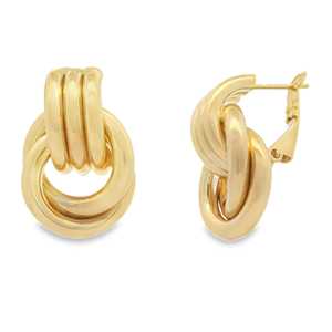 Solitaire Dainty Hoop <b>Earring</b> Wholesale 14K 18K Solid Gold Minimalist Delicate Everyday Wear Elegant Luxury <b>Fine</b> Jewelry Huggies - Product Image 1