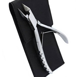 Coupe-ongles incarnés professionnel en acier inoxydable robuste pour ongles épais, avec étui de pédicure, usage en salon - Product Image 4