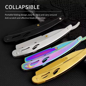 Disposable Single Blade Safety Razor Stainless Steel Blade Plastic Handle Manual Shaving <b>Men</b> Barber Shop Use 12 cm Length - Product Image 5