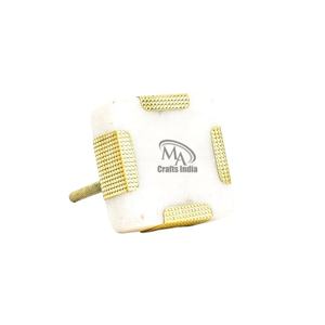 Tirador de Gabinete de Alta Calidad, Moderno, Cuadrado, de Mármol Martillado, Perilla Decorativa para Cajones, Armarios, Cocina, Dormitorio y Muebles - Product Image 3