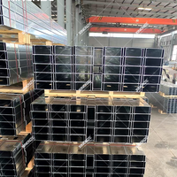 Sistema de Estructura Metálica para Paneles de Yeso, Resistente al Agua, Duradero, Resistente al Fuego, Anticorrosión, Perfil C para Apartamentos, Almacenes, Paneles de Yeso