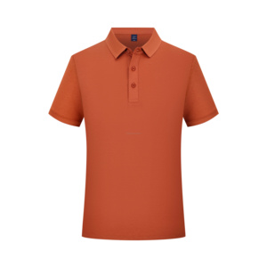 Polo en coton polyester personnalisé, manches anti-boulochage, tricot uni, vêtements de travail, séchage rapide, broderie, coupe ajustée, ODM - Product Image 2