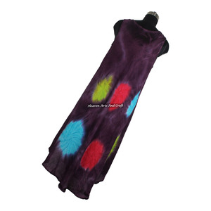 Robe longue bohème western tendance été 2026 – Style bohème décontracté européen en rayonne tie-dye pour femme - Product Image 1