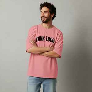 New Fashionable 2026 Customized Printing logo Oversized <b>Hip</b> Hop Eco-Friendly Drop Shoulder Loose Fit 100% Cotton Quick Dry - Product Image 5