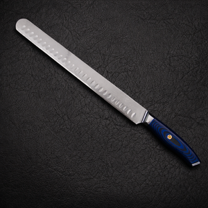 Cuchillo de Chef Japonés Ambidiestro Hecho a Mano con Hoja de Acero Damasco Forjado y Mango G10, Cuchillo de Cocina Multiusos Ecológico para Bricolaje - Product Image 2