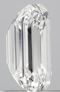 เพชรเม็ดเดี่ยวทรงเอเมอรัลด์ 1.02 กะรัต เพาะเลี้ยงในห้องปฏิบัติการ สี D ความสะอาด VVS2 ขัดเงาอย่างดี ได้รับการรับรองจาก IGI สำหรับเครื่องประดับชั้นดี - Product Image 3