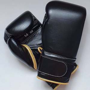 Guantes de Boxeo Profesionales con Logotipo Personalizado, de Cuero, para Entrenamiento, Sparring, MMA, Kickboxing, Muay Thai, Impermeables, con Cierre de Gancho y Bucle, al por Mayor - Product Image 1