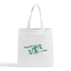 Premium Recycled Cotton Printed Tote <b>Bag</b> | Eco Friendly Reusable Shoulder Shopper Durable Grocery Carry <b>Bag</b> for Custom Tote <b>Bag</b> - Product Image 4