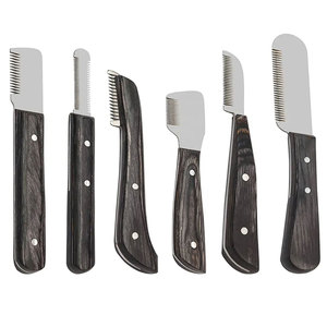 ผลิตภัณฑ์ทำความสะอาดและดูแลสัตว์เลี้ยงคุณภาพสูงจากไม้  ชุดอุปกรณ์กรูมมิ่งสำหรับสุนัข มีดตัดขนสุนัข - Product Image 1