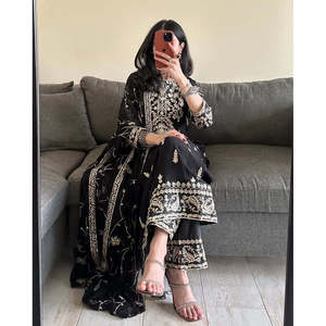 Ensemble de costumes de travail à fil et à séquence pour femmes pour les fêtes - Product Image 6