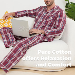 <b>Men</b>’s Cotton Night Suit <b>Set</b> Comfortable Breathable Sleepwear <b>Pajama</b> <b>Set</b> <b>For</b> <b>Men</b> In High Quality - Product Image 2
