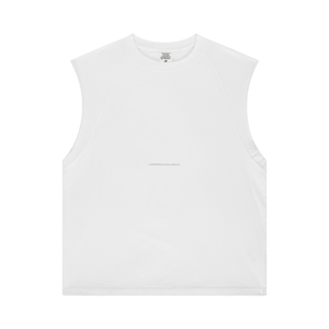 Vente en gros Printemps-Été 2024 Débardeur sans manches délavé et vieilli 275g style Raglan, style streetwear américain rétro et tendance - Product Image 4